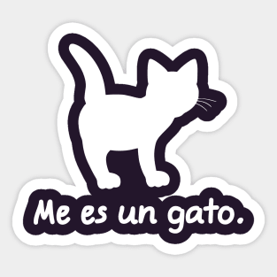 I'm A Cat (Lingua Franca Nova) Sticker